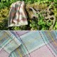 Vintage pure wool Welsh blanket in Soft Pastels CP44